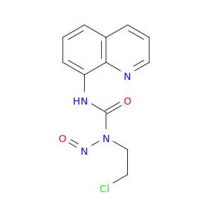 Urea,N-(2-chloroethyl)-N-nitroso-N'-8-quinolinyl-
