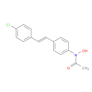 乙酰胺,N-[4-[2-氯苯基)乙烯基]苯基]-N-羟基-,(E)-