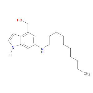 1H-Indole-4-methanol,6-(decylamino)-