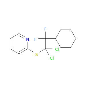 Pyridine, 2-[(1,1-dichloro-2-cyclohexyl-2,2-difluoroethyl)thio]-