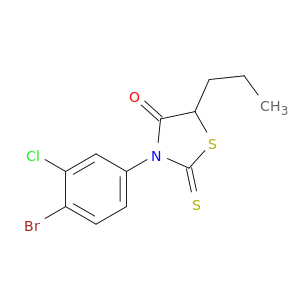 4-Thiazolidinone,3-(4-bromo-3-chlorophenyl)-5-propyl-2-thioxo-