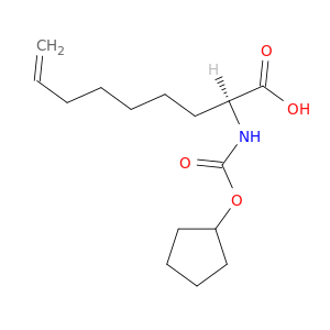 (2S)-2-[[(环戊氧基)羰基]氨基]-8-壬烯酸