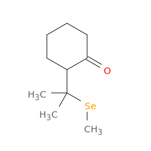 Cyclohexanone, 2-[1-methyl-1-(methylseleno)ethyl]-