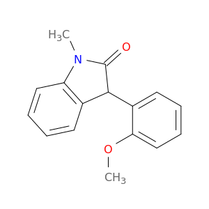 2H-Indol-2-one, 1,3-dihydro-3-(2-methoxyphenyl)-1-methyl-