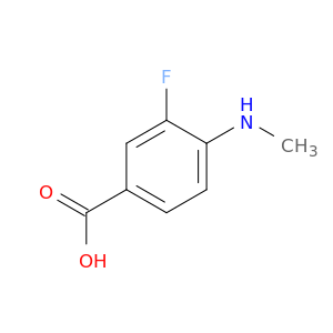 3-Fluoro-4-(methylamino)benzoic acid
