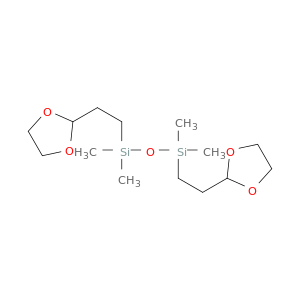 Disiloxane, 1,3-bis[2-(1,3-dioxolan-2-yl)ethyl]-1,1,3,3-tetramethyl-