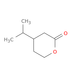 2H-Pyran-2-one, tetrahydro-4-(1-methylethyl)-