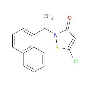 3(2H)-Isothiazolone, 5-chloro-2-[1-(1-naphthalenyl)ethyl]-