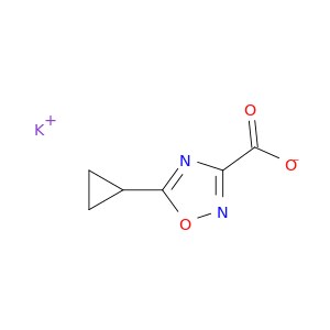 potassium 5-cyclopropyl-1,2,4-oxadiazole-3-carboxylate