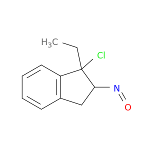 1H-Indene, 1-chloro-1-ethyl-2,3-dihydro-2-nitroso-