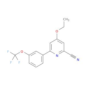 2-Pyridinecarbonitrile, 4-ethoxy-6-[3-(trifluoromethoxy)phenyl]-