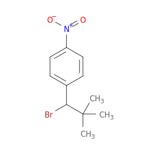 Benzene, 1-(1-bromo-2,2-dimethylpropyl)-4-nitro-