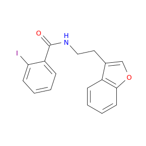 Benzamide, N-[2-(3-benzofuranyl)ethyl]-2-iodo-