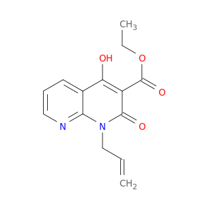 Ethyl 1-allyl-4-hydroxy-2-oxo-1,2-dihydro-1,8-naphthyridine-3-carboxylate