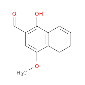 2-Naphthalenecarboxaldehyde, 5,6-dihydro-1-hydroxy-4-methoxy-