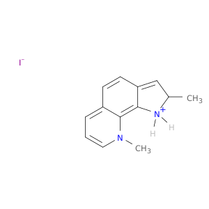 1H-Pyrrolo[3,2-h]quinolinium, 2,9-dimethyl-, iodide