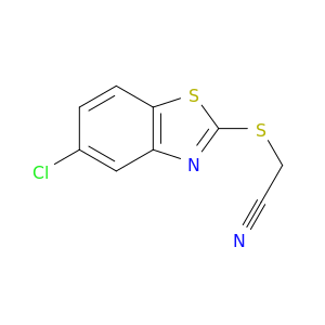 Acetonitrile, [(5-chloro-2-benzothiazolyl)thio]-
