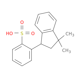 Benzenesulfonic acid, (2,3-dihydro-3,3-dimethyl-1H-inden-1-yl)-