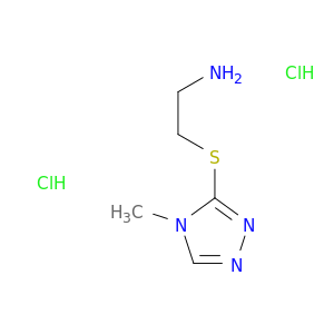 2-((4-Methyl-4H-1,2,4-triazol-3-yl)thio)ethanamine dihydrochloride