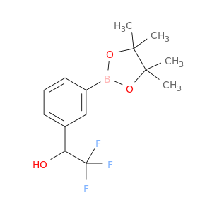 2,2,2-三氟-1-(3-(4,4,5,5-四甲基-1,3,2-二氧硼杂环戊烷-2-基)苯)乙烷-1-醇