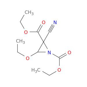 1,2-Aziridinedicarboxylic acid, 2-cyano-3-ethoxy-, diethyl ester