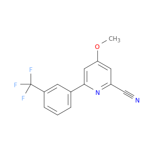 2-Pyridinecarbonitrile, 4-methoxy-6-[3-(trifluoromethyl)phenyl]-