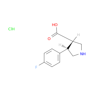 (3S,4R)-4-(4-氟苯基)吡咯烷-3-羧酸盐酸盐