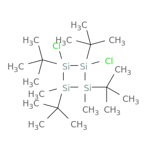 Cyclotetrasilane, dichloro-1,2,3,4-tetrakis(1,1-dimethylethyl)dimethyl-