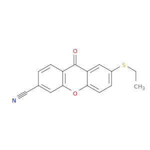 9H-Xanthene-3-carbonitrile, 7-(ethylthio)-9-oxo-