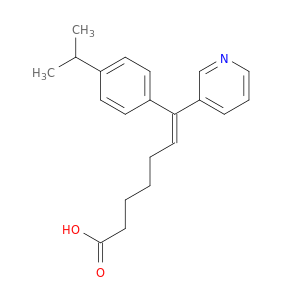 6-Heptenoic acid, 7-[4-(1-methylethyl)phenyl]-7-(3-pyridinyl)-, (E)-