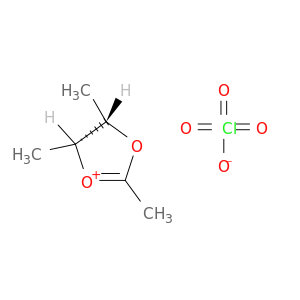 1,3-Dioxol-1-ium, 4,5-dihydro-2,4,5-trimethyl-, cis-, perchlorate