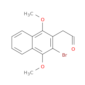 (3-BROMO-1,4-DIMETHOXY-NAPHTHALEN-2-YL)-ACETALDEHYDE