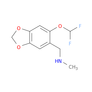 {[6-(difluoromethoxy)-2H-1,3-benzodioxol-5-yl]methyl}(methyl)amine