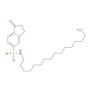 N-十六烷基-2,3-二氢-1-氧代-1H-茚-5-磺酰胺
