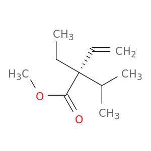 3-Butenoic acid, 2-ethyl-2-(1-methylethyl)-, methyl ester, (2S)-