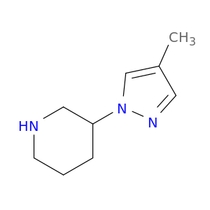 3-(4-methyl-1H-pyrazol-1-yl)piperidine