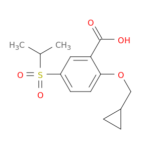 2-(环丙基甲氧基)-5-(异丙基磺酰)苯甲酸