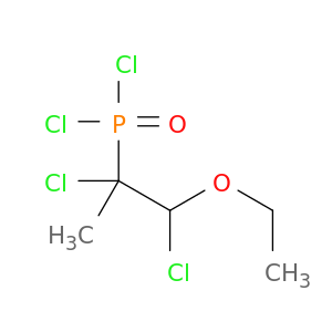 Phosphonic dichloride, P-(1,2-dichloro-2-ethoxy-1-methylethyl)-