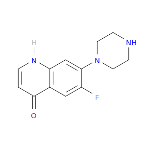 4(1H)-Quinolinone, 6-fluoro-7-(1-piperazinyl)-