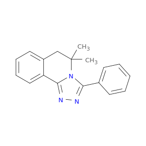 1,2,4-Triazolo[3,4-a]isoquinoline, 5,6-dihydro-5,5-dimethyl-3-phenyl-