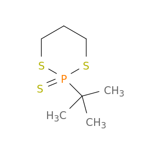 1,3,2-Dithiaphosphorinane, 2-(1,1-dimethylethyl)-, 2-sulfide