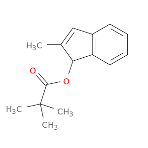 Propanoic acid, 2,2-dimethyl-, 2-methyl-1H-inden-1-yl ester