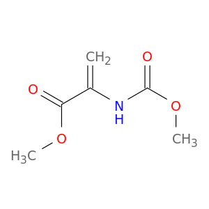 2-Propenoic acid, 2-[(methoxycarbonyl)amino]-, methyl ester