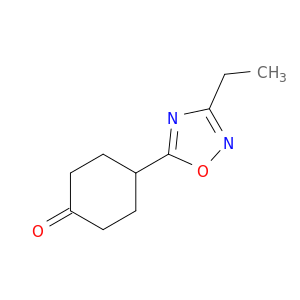 4-(3-ethyl-1,2,4-oxadiazol-5-yl)cyclohexan-1-one