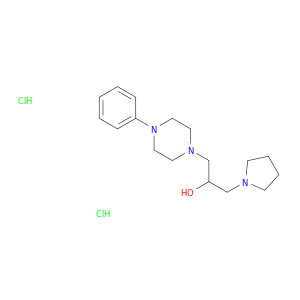 4-Phenyl-alpha-(1-pyrrolidinyl)methyl-1-piperazineethanol dihydrochloride