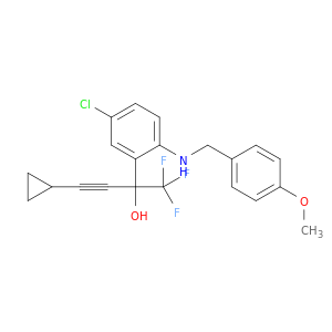 rac 5-Chloro-α-(cyclopropylethynyl)-2-[[(4-methoxyphenyl)methyl]amino]-α-(trifluoromethyl)benzenemethanol