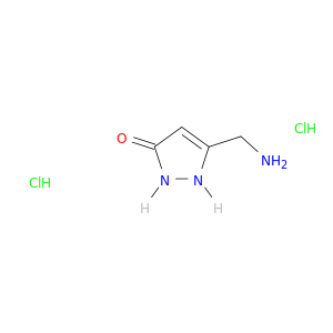 5-(氨甲基)-1,2-二氢-3H-吡唑-3-酮二盐酸盐