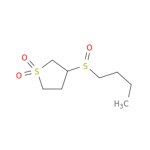 Thiophene, 3-(butylsulfinyl)tetrahydro-, 1,1-dioxide
