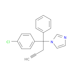 1H-Imidazole, 1-[1-(4-chlorophenyl)-1-phenyl-3-butynyl]-