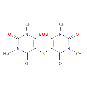 2,4(1H,3H)-Pyrimidinedione, 5,5'-thiobis[6-hydroxy-1,3-dimethyl-